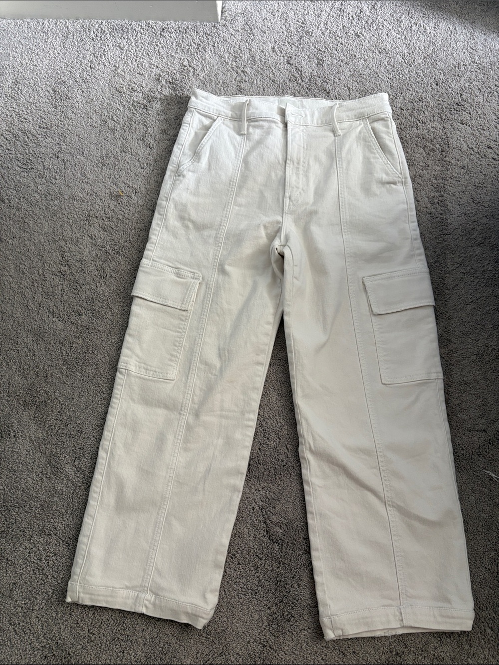 Mother The rambler cargo ankle jeans